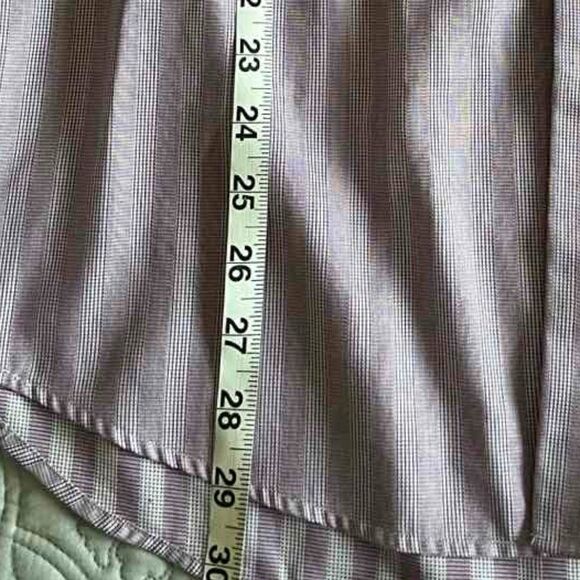 Hugo Boss Men's Regular Fit Pastel Purple Cotton Dress Shirt 41 16 - Picture 8 of 11